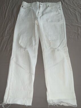 GAP Cheeky Straight Sky High White Denim